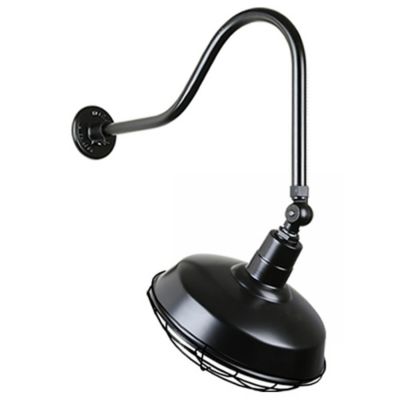Warehouse H Swivel Arm Outdoor Wall Sconce