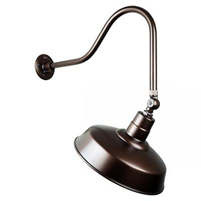 Warehouse H Swivel Arm Outdoor Wall Sconce