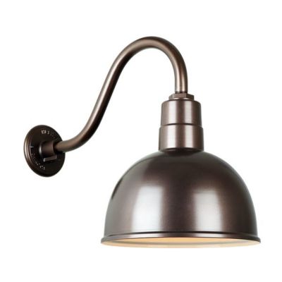 Deep Bowl 42 Arm Oudoor Wall Sconce