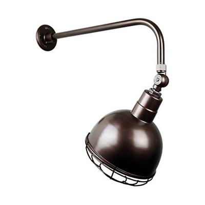 Deep Bowl 13 Swivel Arm Outdoor Wall Sconce