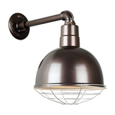 Deep Bowl 44 Arm Oudoor Wall Sconce