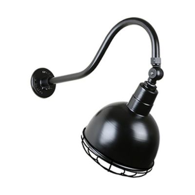 Deep Bowl A Swivel Arm Outdoor Wall Sconce