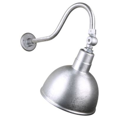 Deep Bowl A Swivel Arm Outdoor Wall Sconce