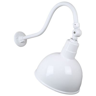 Deep Bowl A Swivel Arm Outdoor Wall Sconce