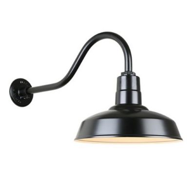 Warehouse A Arm Outdoor Wall Sconce