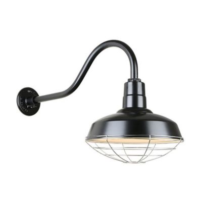 Warehouse A Arm Outdoor Wall Sconce