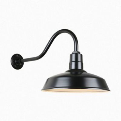 Warehouse A Arm Outdoor Wall Sconce
