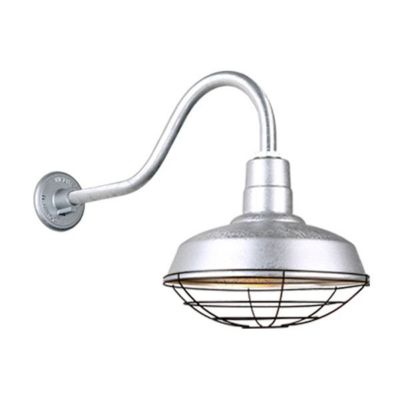 Warehouse A Arm Outdoor Wall Sconce