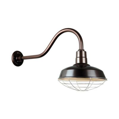 Warehouse A Arm Outdoor Wall Sconce