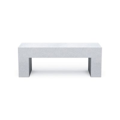 Vignelli Heller Stone Outdoor Bench