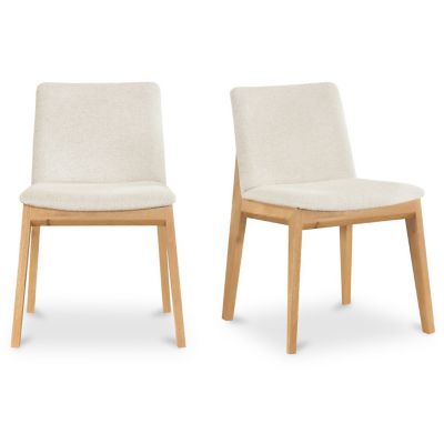 Deco Oak Dining Chair, Set of 2