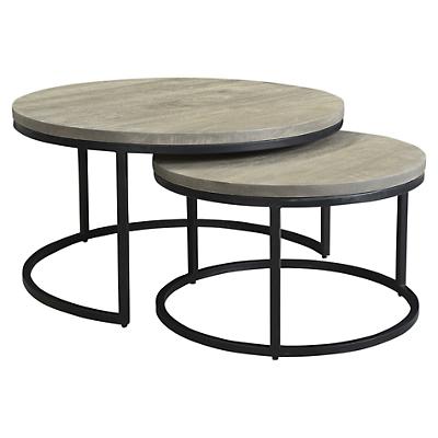 Chico Round Nesting Coffee Tables Set Of 2