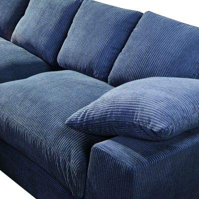 Shown in Navy color, detail view