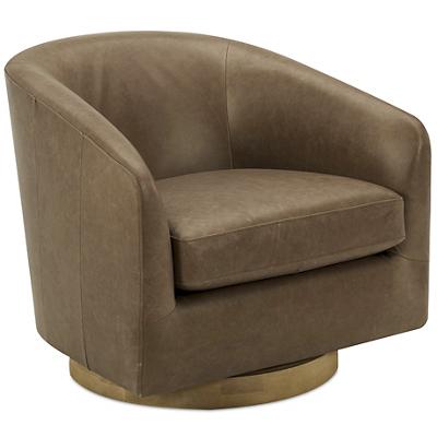 Minden Leather Swivel Chair