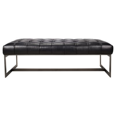 Brantley Leather Bench