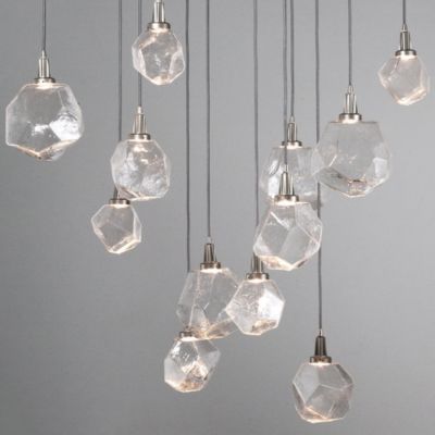 Gem Square LED MultiLight Pendant by Hammerton Studio at