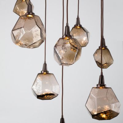 Gem Square LED MultiLight Pendant by Hammerton Studio at