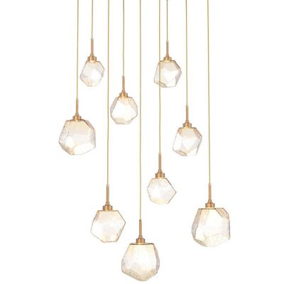 Gem Square LED Multi-Light Pendant