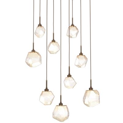 Gem Square LED Multi-Light Pendant
