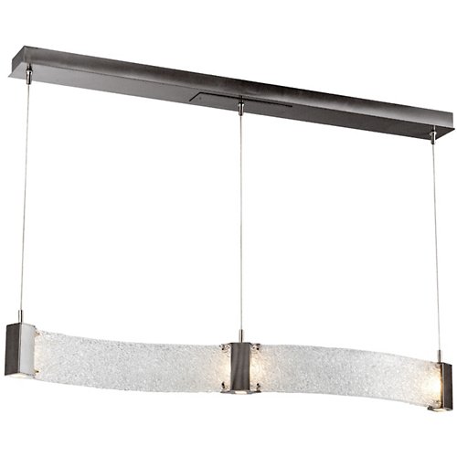 Parallel Curved LED Linear Suspension