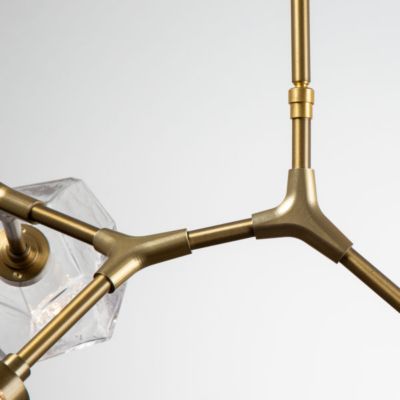 Gem Modern Branch LED Chandelier - Thumbnail 3