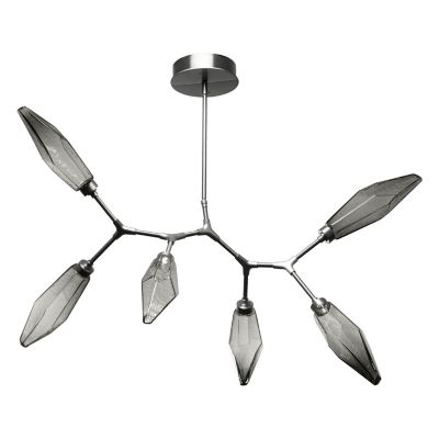 Rock Crystal Modern Branch LED Chandelier