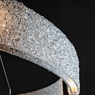 Parallel Two-Tier Ring Chandelier