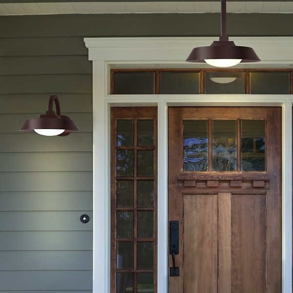 Farmhouse Outdoor LED Pendant