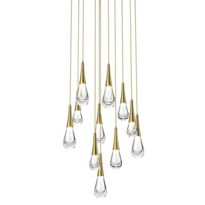 Raindrop Round LED Multi-Light Pendant