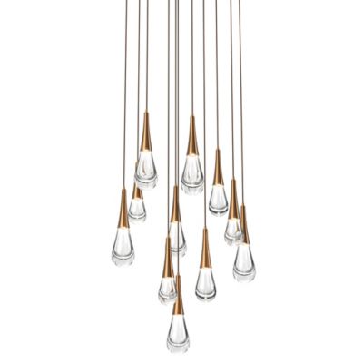 Raindrop Round LED Multi-Light Pendant