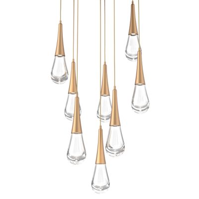 Raindrop Round LED Multi-Light Pendant