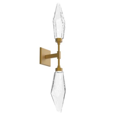 Rock Crystal LED Double Wall Sconce