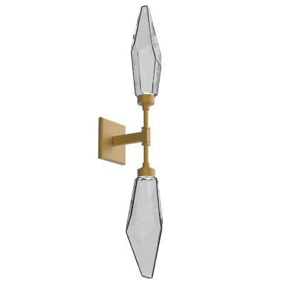 Rock Crystal LED Double Wall Sconce