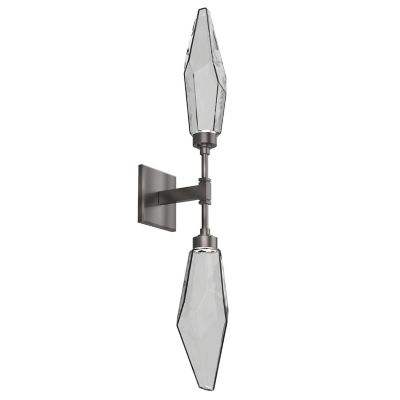 Rock Crystal LED Double Wall Sconce
