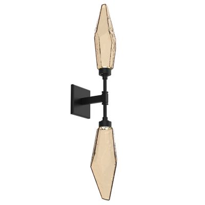 Rock Crystal LED Double Wall Sconce
