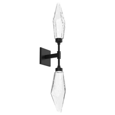Rock Crystal LED Double Wall Sconce