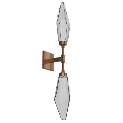 Rock Crystal LED Double Wall Sconce