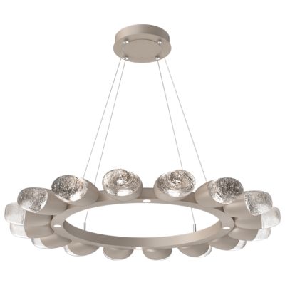 Pebble LED Double Ring Chandelier