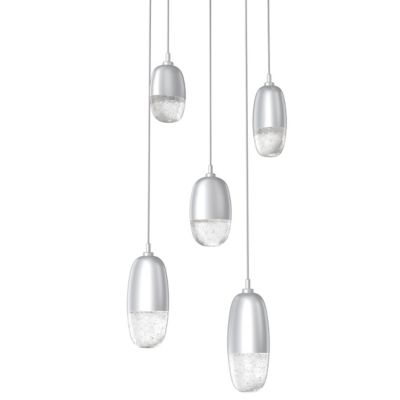 Pebble LED Round Multi-Light Pendant
