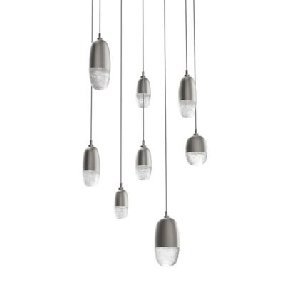Pebble LED Round Multi-Light Pendant