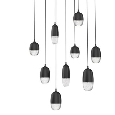 Pebble LED Square Multi-Light Pendant