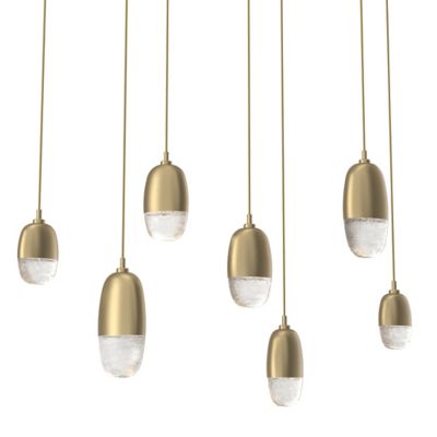Pebble LED Linear Multi-Light Pendant