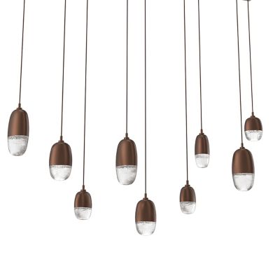Pebble LED Linear Multi-Light Pendant