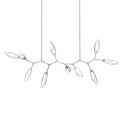 Rock Crystal Modern Branch LED Linear Suspension