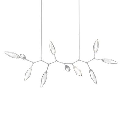 Rock Crystal Modern Branch LED Linear Suspension
