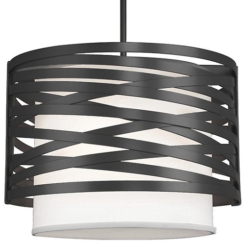 Tempest Drum Pendant with Shade