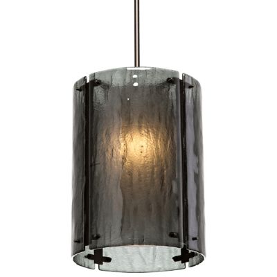 Textured Glass Oversized Pendant Light