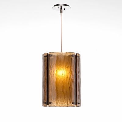 Textured Glass Oversized Pendant Light