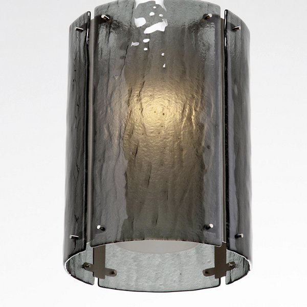 Textured Glass Oversized Pendant