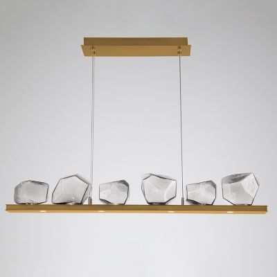 Gem Bezel LED Linear Suspension
